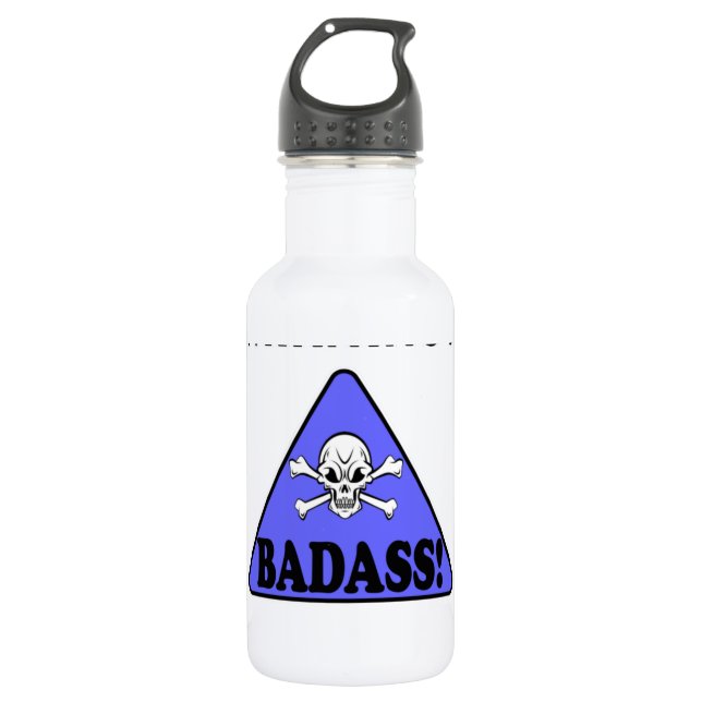 Garrafa Aviso!Badass (Frente)