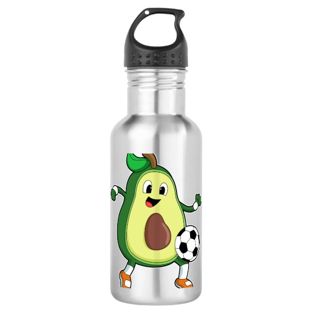 Garrafa Avocado no Esporte do Futebol (Frente)