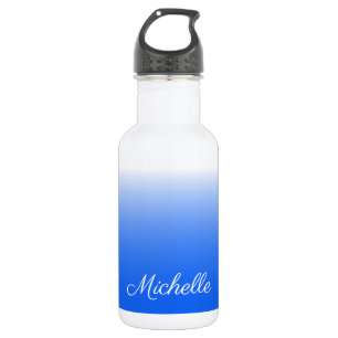 Garrafa Azul elétrico personalizado do ombre do inclinaç