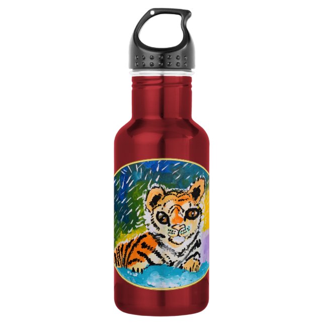 Garrafa Baby Tiger "Art by Kids" (Frente)
