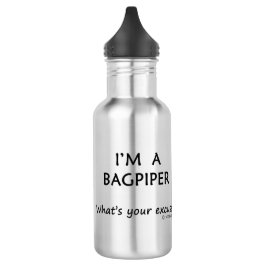 Garrafa Bagpiper com licença