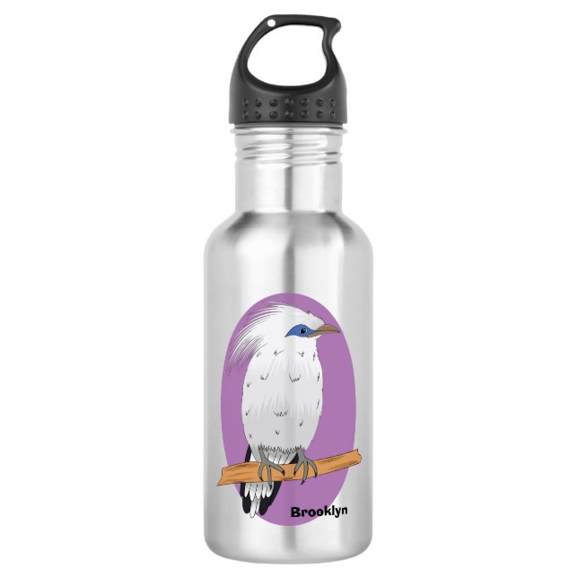 Garrafa Bali Mina - ave exótica tropical (Frente)