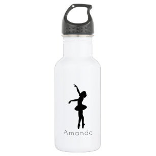 Garrafa Ballerina Black Silhouette Personalizado