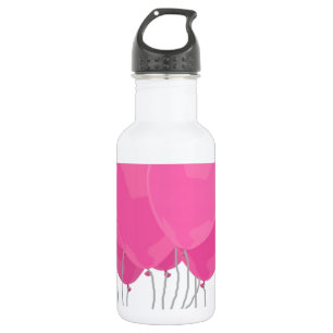 Garrafa Balões Rosa