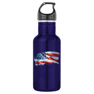 Garrafa Bandeira Americana do Traço Patriótico