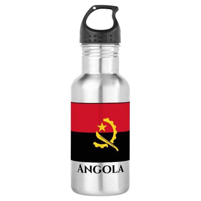 Garrafa Bandeira Angola (Frente)