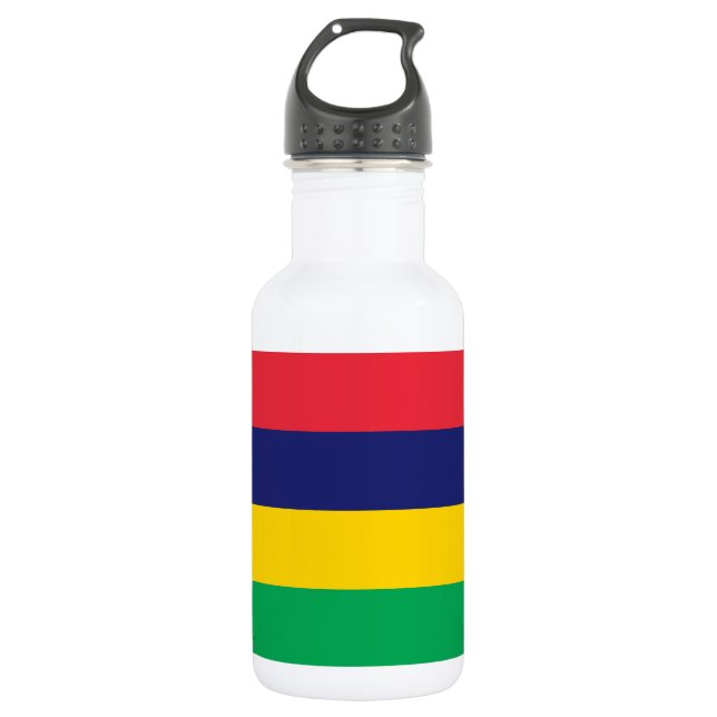 Garrafa Bandeira da Maurícia (Frente)