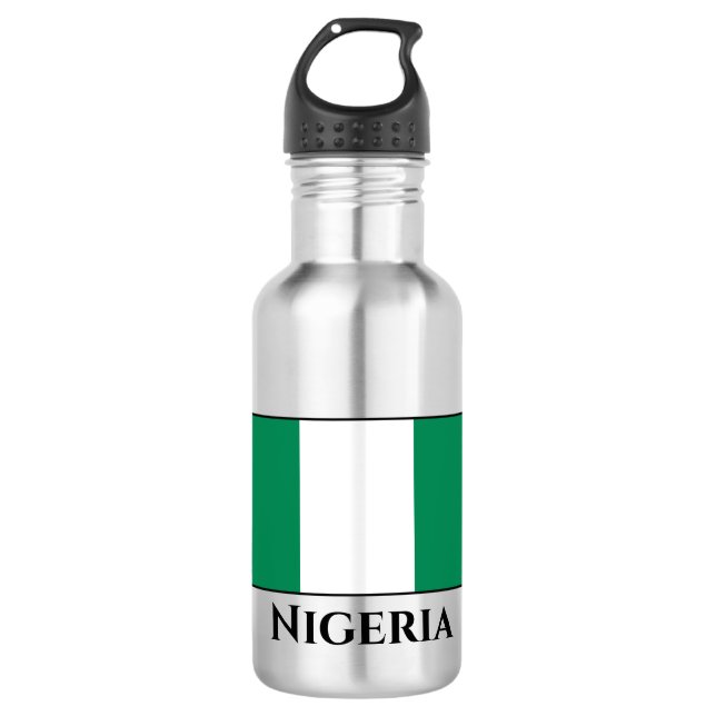 Garrafa Bandeira da Nigéria (nigeriana) (Frente)