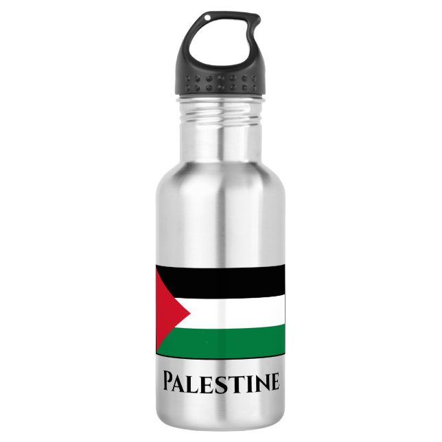 Garrafa Bandeira da Palestina (Palestina) (Frente)