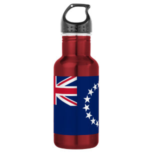 Garrafa Bandeira das Ilhas Cook