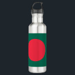 Garrafa Bandeira de Bangladesh<br><div class="desc">Esta design apresenta a bandeira nacional de Bangladesh (oficialmente conhecida como a República das Pessoas de Bangladesh), que é um país no sul da Ásia. Bangladesh está entre os países mais densamente povoados do mundo. Bangladesh compartilha fronteiras terrestres com a Índia a oeste, norte e leste, e Myanmar a sudeste;...</div>