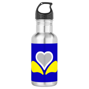 Garrafa Bandeira de Bruxelas, Bélgica Stainless Steel Wate