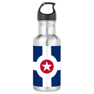 Garrafa Bandeira de Indianápolis, Indiana Water Bottle