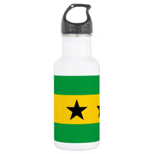 Garrafa Bandeira de São Tomé e Príncipe