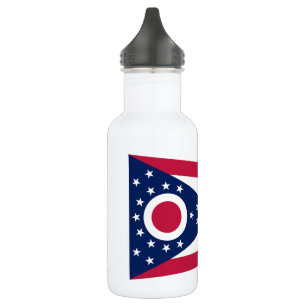 Garrafa Bandeira do Estado de Ohio