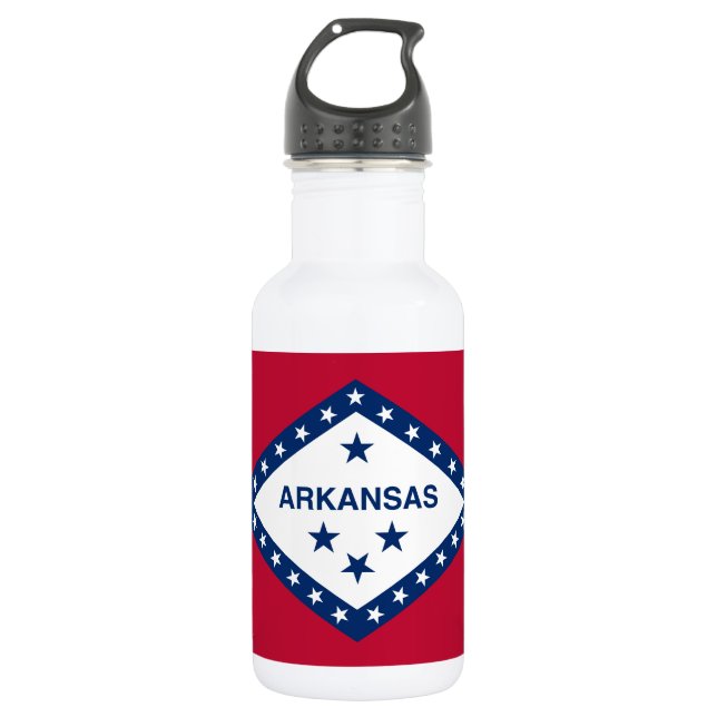 Garrafa Bandeira do Estado do Arkansas (Frente)