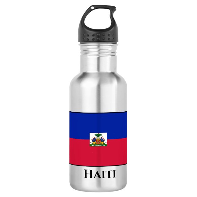 Garrafa Bandeira do Haiti (Haiti) (Frente)