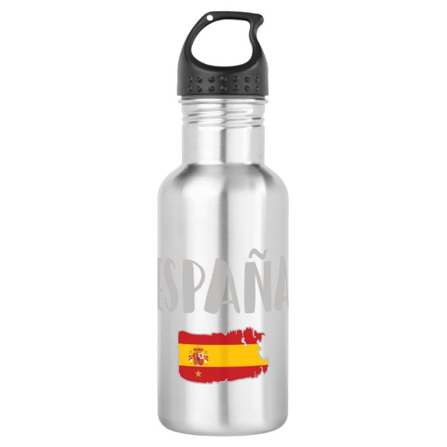 Garrafa Bandeira do Ventilador de Futebol do espanha (Frente)