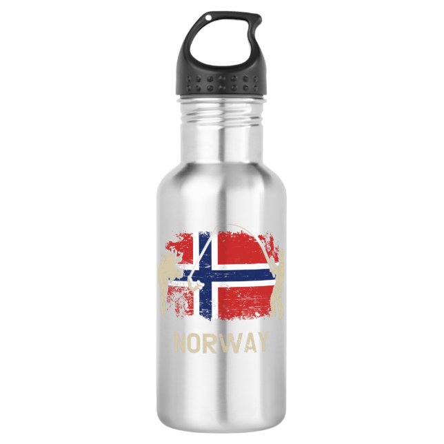 Garrafa Bandeira norueguesa, Noruega (Frente)