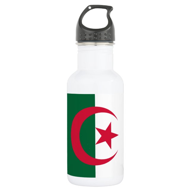 Garrafa Bandeira Patriótica Argelina (Frente)