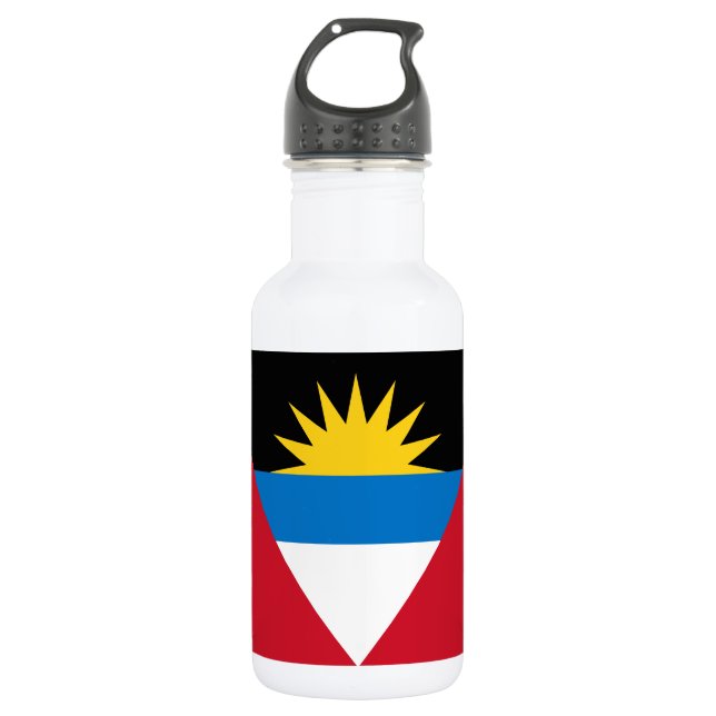 Garrafa Bandeira Patriótica de Antígua e Barbuda (Frente)