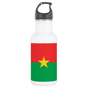 Garrafa Bandeira Patriótica de Burkina Faso