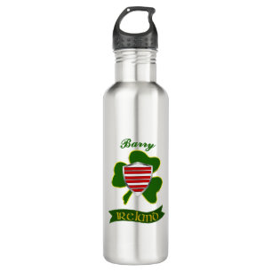 Garrafa Barry Irish Shield & Shamrock Personalizado