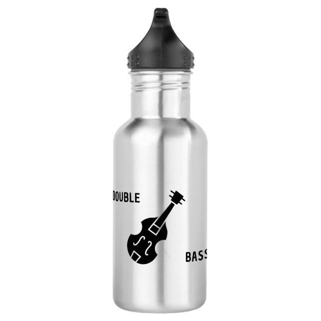Garrafa Bass duplo em preto (Direita)