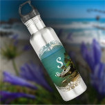 Garrafa Beach Dream 0026<br><div class="desc">Pintura do "Beach Dream 0026" Coleção Beba mais água. Sua pele, cabelo, corpo e mente irão te obrigado. Beba de uma garrafa d'água personalizável e seu senso de estilo o obrigado também. Personalize na página do produto ou clique no botão "Personalizar" para obter mais opções de design. Design criou da...</div>