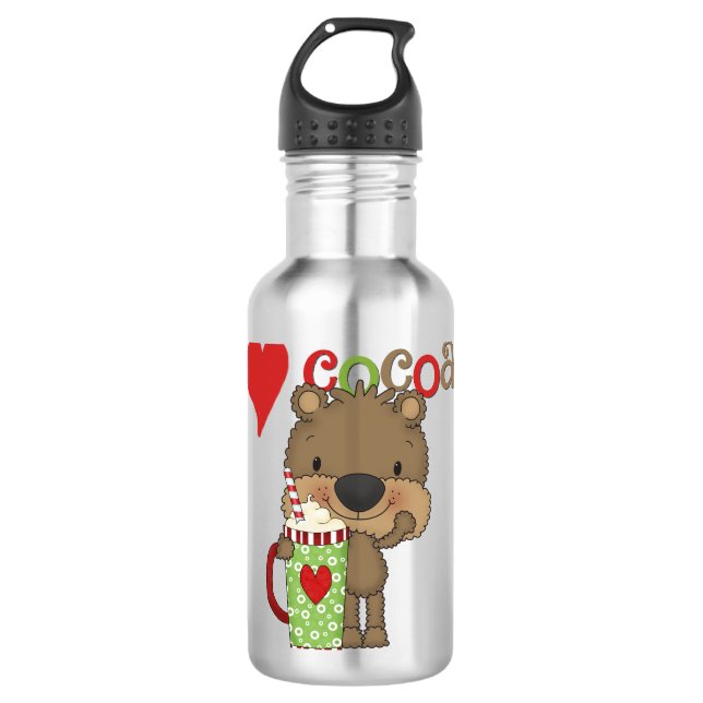 Garrafa Bear Cocoa Feriado de Amor (Frente)