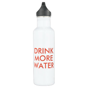Garrafa Beba mais humor engraçado Waterbottle da água  