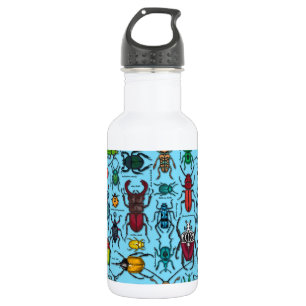 Garrafa Besouros em azul