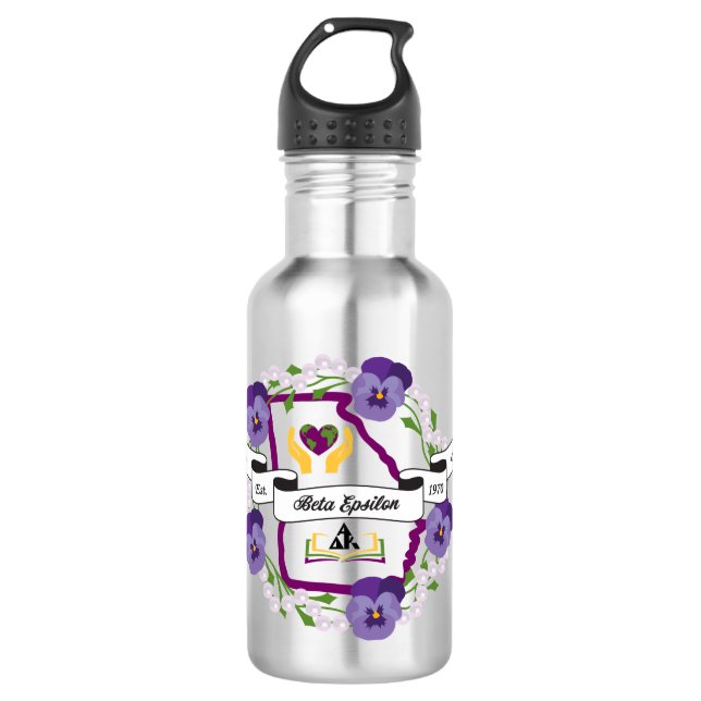 Garrafa Beta Epsilon Logotipo Stainless Steel Water (Frente)