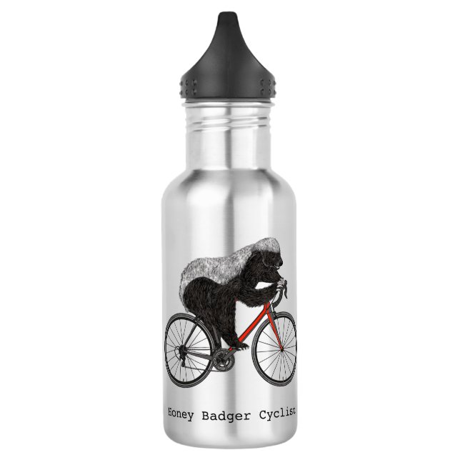 Garrafa Bicicleta Andando Mel Badger (Esquerda)