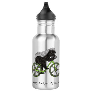 Garrafa Bicicleta de Mel Badger Cicing Funny Badass Slogan