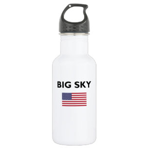 Garrafa Big Sky USA American Flag Light-Color