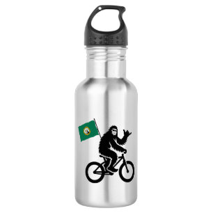 Garrafa Bigfoot Ciclista Bandeira de Washington