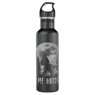 Garrafa Bigfoot Yeti Moon Silhouette I Pee Fora De Sasquat