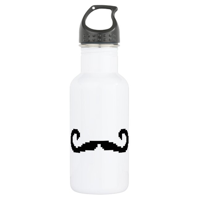 Garrafa Bit Pixel Handlebar Mustache (Frente)
