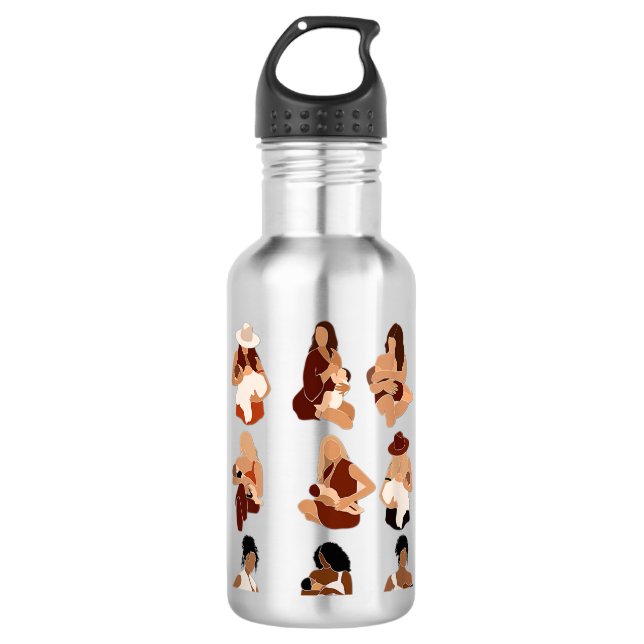 Garrafa Black Lactation Consultant Breastfeeding African B (Frente)