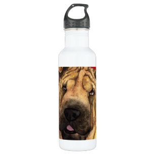 Garrafa Bloco de Cores Shar-Pei