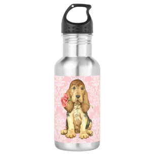 Garrafa Bloodhound de Rosa de namorados