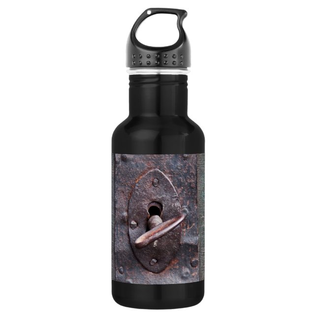 Garrafa Bloqueio antigo com chave (Frente)