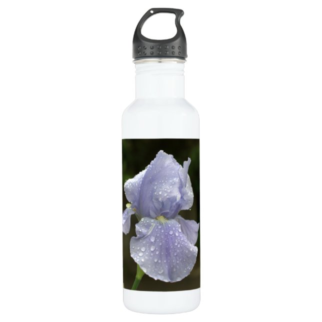 Garrafa Blue Iris Floral (Frente)