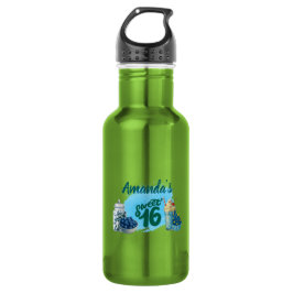 Garrafa Blue Sweet Sixteen Water Bottle