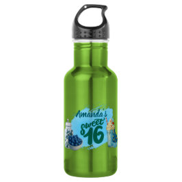 Garrafa Blue Sweet Sixteen Water Bottle