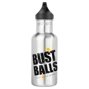 Garrafa Bolas do busto do Paintball