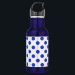 Garrafa Bolinhas azuis<br><div class="desc">Bolinhas azuis reais sobre fundo branco</div>