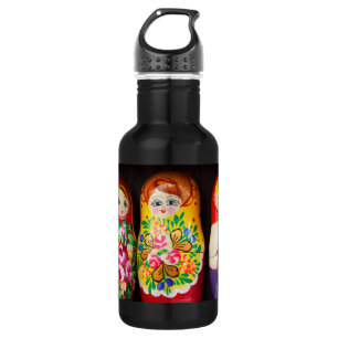 Garrafa Bonecas coloridas de Matryoshka