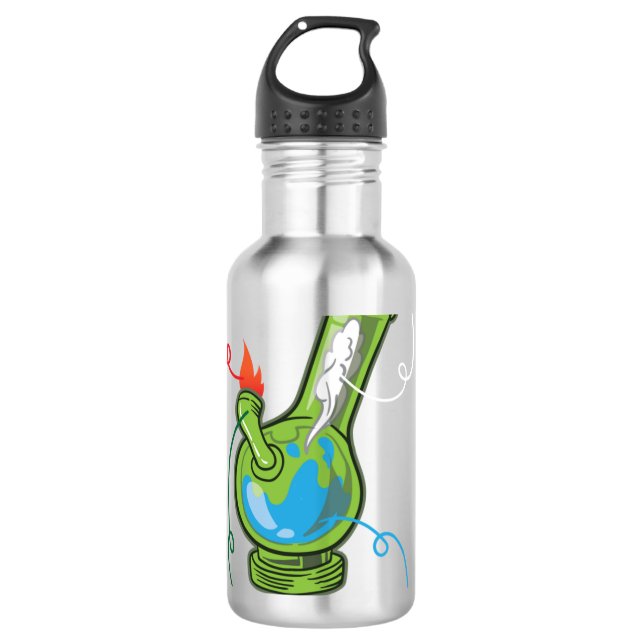Garrafa Bong Elements Fire Water Earth Air THC Weed Smokin (Frente)